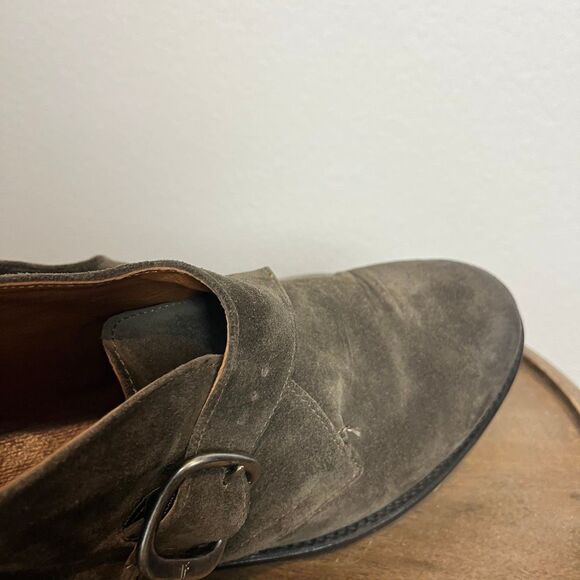 Frye William Monk Strap Chukka Boot Suede Men’s 8 D - Picture 4 of 9